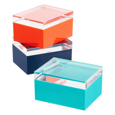 Acrylic Lid Boxes The Container Store