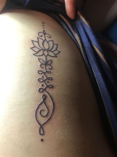 Simple Lotus Flower Tattoo Rib Cage Viraltattoo