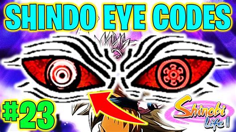 ⭐new Shindo Shinobi Life 2 Custom Eye Codes 23⭐ Youtube