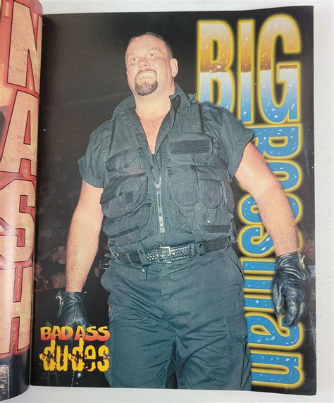 Badass Dudes April Vtg Pro Wrestling Magazine Big Poppa Pump Wcw