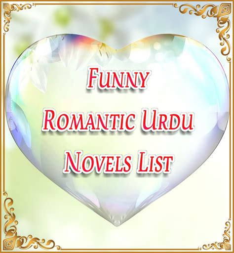 20 Funny Romantic Based Urdu Novels List