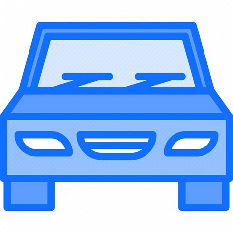 Car Transport Front View Driver Driving Icon Download On Iconfinder