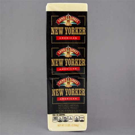 This cheese passed the test with flying colors. Land O' Lakes New Yorker White American Cheese Solid 5 lb ...
