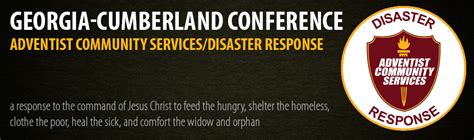 Gcc Adventist Community Servicesdisaster Response About Acs