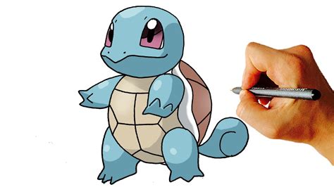 How To Draw Squirtle From Pokemon Step By Step Drawing Lesson