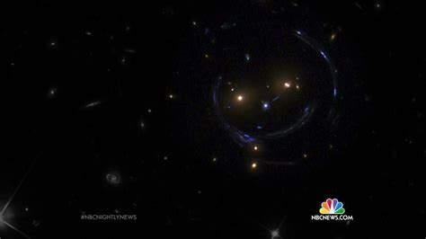 Space ‘smiley Face Captured By The Hubble Telescope Nbc News