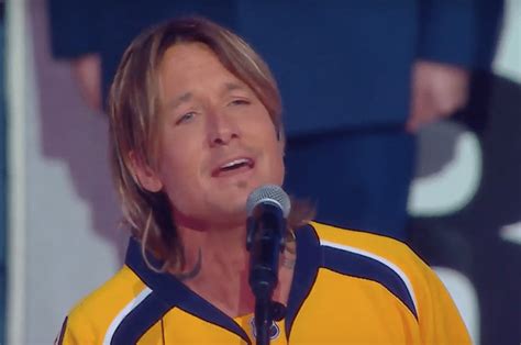 Watch Keith Urban Perform The National Anthem At Nashville Predators
