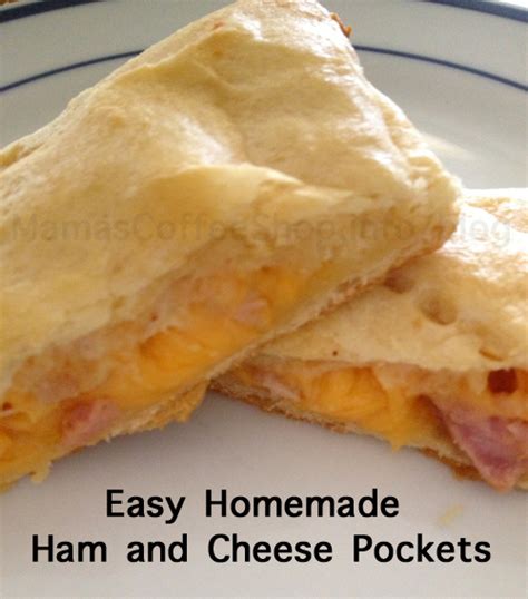 Easy Homemade Ham And Cheese Pockets Knock Off Recipe For Hot Pockets Mamas Coffee Shop Blog