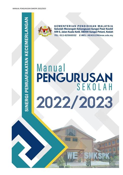 Manual Pengurusan Sekolah 20222023 By Nurehan Isa Issuu