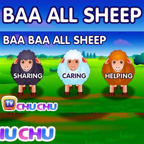 Baa Baa Black Sheep Lyrics Nursery Rhymes ChuChu TV Neplych