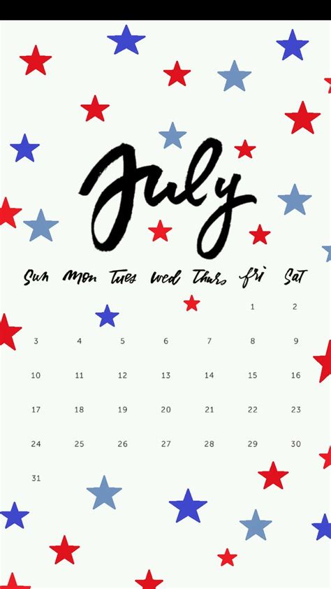 ♥luvnote2 July Calendar Wallpapers Even My Phone Wants To Look