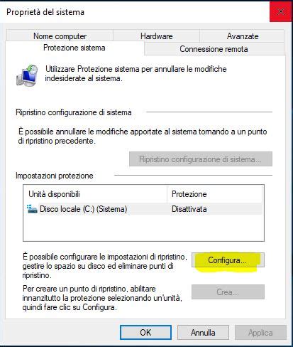 Come Creare Un Punto Di Ripristino Del Sistema In Windows 10