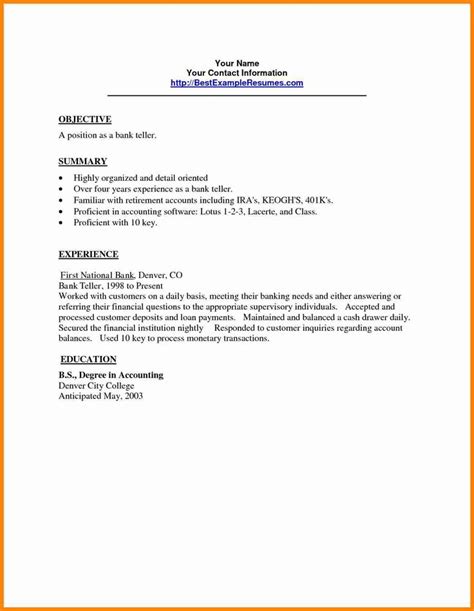 cover letter  bank teller cover letter  resume resume