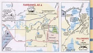 Fairbanks city map AK. Free printable map of Fairbanks city,Alaska ...