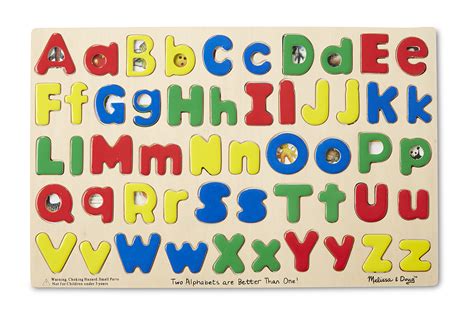 Upper And Lower Case Alphabet Puzzle Toys For 5 7 Year Olds Melissa