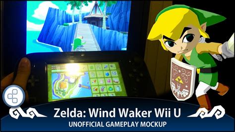 How Zelda Wind Waker Wii U Might Control A Video Mockup Youtube