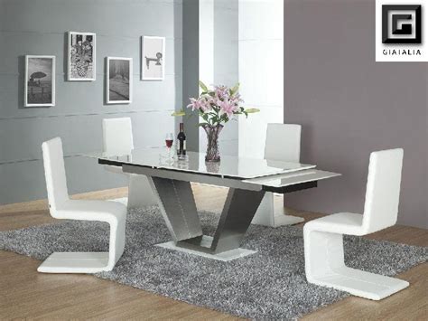 Extending dining tables are ideal for when you need more space. 20 Best Collection of Extending Marble Dining Tables ...