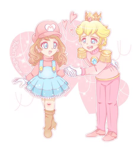 ~sweet Lady Of Mine~ By Thepinkmarioprincess Super Mario Art Mario