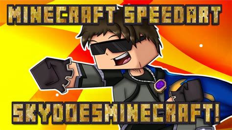 Minecraft Speedart Skydoesminecraft Congrats Youtube