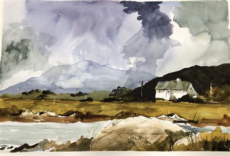 Ireland Geoffreyteecewatercolours Watercolor Landscape Landscape