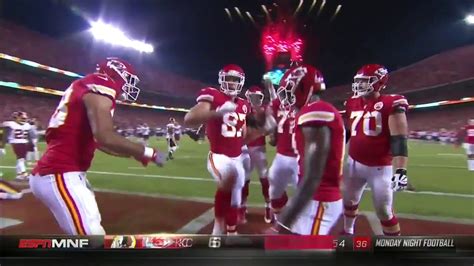 Travis Kelce Celebration Dance After Touchdown During Mnf Redskins V