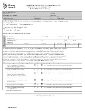 We did not find results for: Liberty Mutual Evidence Of Insurability Form - Fill Online, Printable, Fillable, Blank | pdfFiller