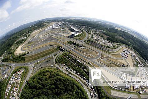 Luftaufnahme Der Grand Prix Strecke Auf Dem Nürburgring In Der Eifel