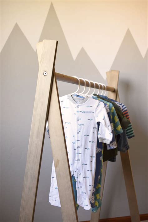 Clothing Rack Children's Clothing Rack Wood Clothing
