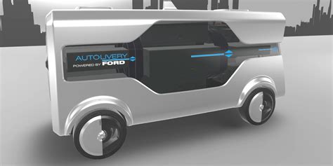 Ford Driverless Delivery Van Concept Unveiled At Mobile World Congress