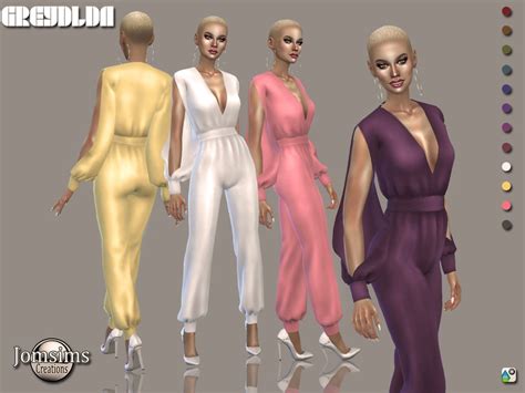 The Sims Resource Greydlda Jumpsuit