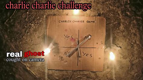 Charlie Charlie Horror Game Challenge Midnight Haunted Video Youtube