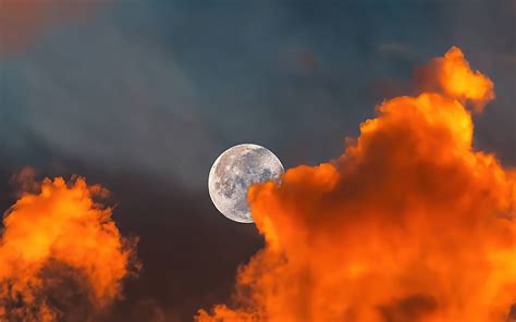 2560x1600 Moon Covered In Clouds 5k 2560x1600 Resolution Hd 4k