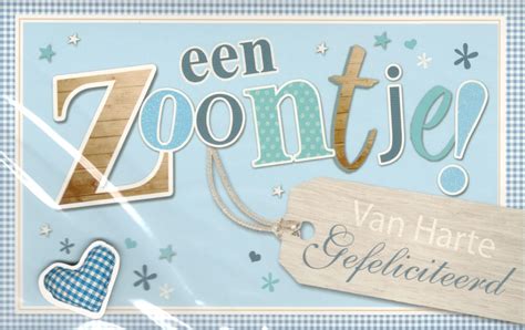 Felicitatie Geboortekaart Zoontje Online Kopen