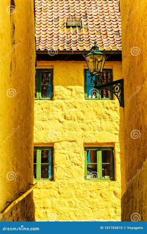 Florence Inspired Architecture Yellow Buildings Stock Photo Image Of