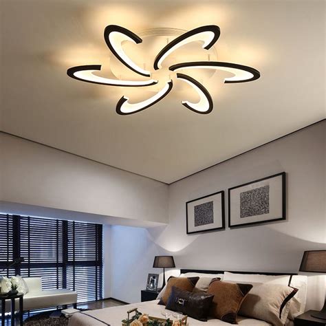 Led Ceiling Lights For Bedroom Uk Modern Elegant Square Acrylic Led