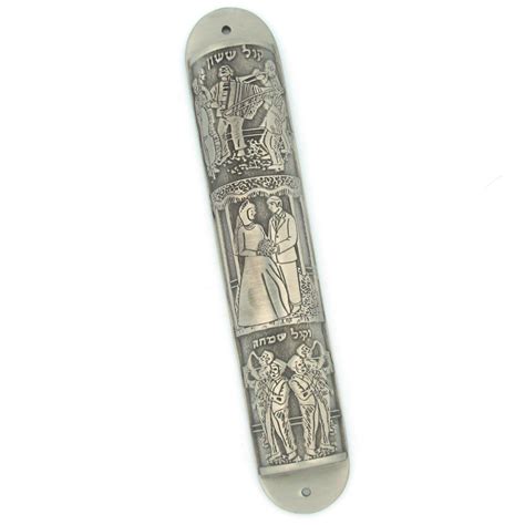 7 Species Mezuzah Enameled Mezuzah Master