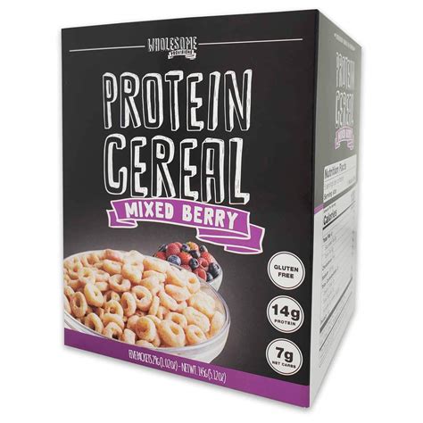 Protein Cereal Low Carb Cereal High Protein Cereal 15g Protein 4g