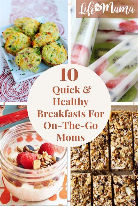 10 Quick And Healthy Breakfasts For On The Go Moms Quick Healthy