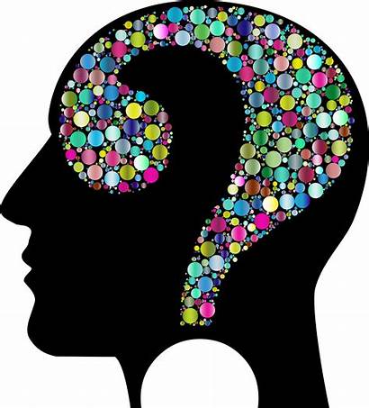Clipart Question Brain Head Colorful Circles Still