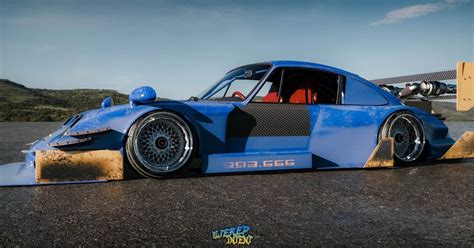 Air Cooled Porsche 993 Gets Beastly “666” Transformation Also Has Wing