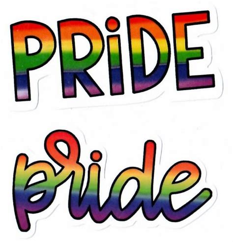 Pride Stickers Lgbt Glbt Gay Lesbian Bisexual Transgender Etsy