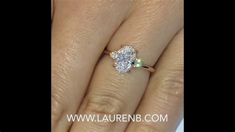 Choose from a variety of styles, metals and more for a ring she'll love at kay. Oval Diamond 3-Stone Engagement Ring - YouTube