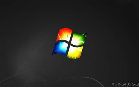 Windows 7 Black Wallpapers Wallpaper Cave