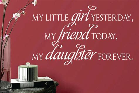 Vinyl Wall Lettering Daughter Forever Inspirational Quote Daughter