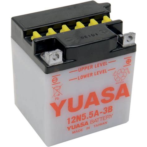 Yuasa Conventional 12V Battery - YUAM22A5B - 12N5.5A-3B | FortNine Canada