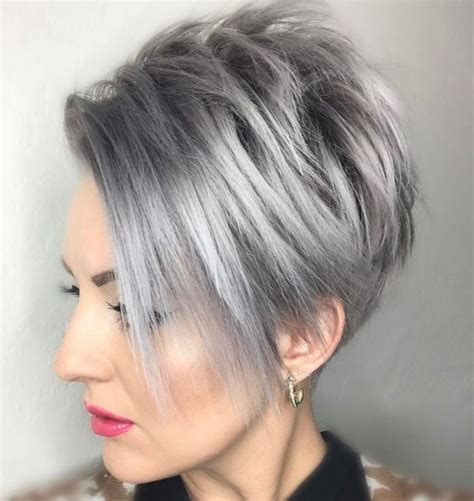 Funky Short Pixie Haircut With Long Bangs Ideas 75 Short