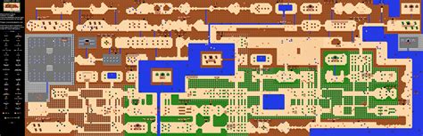 The Original Legend Of Zelda Map Rzelda