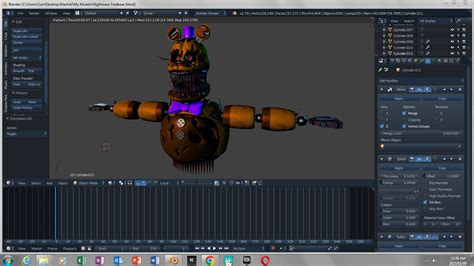 Fnafblender Nightmare Fredbear Wip By Toybonniestudio3 On Deviantart