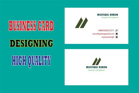 I Will Provide Professional Business Card Design Service For 1