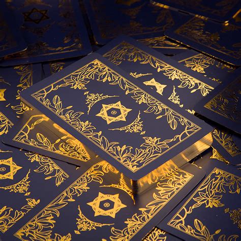 The New Century Tarot Cards Deck Gold Plated Tarot Etsy